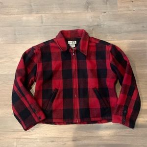 Variations || Vintage Wool Buffalo Plaid Jacket